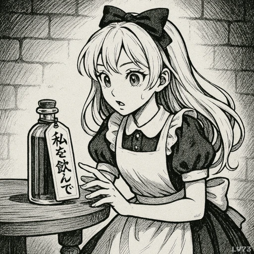 「私を飲んで」
