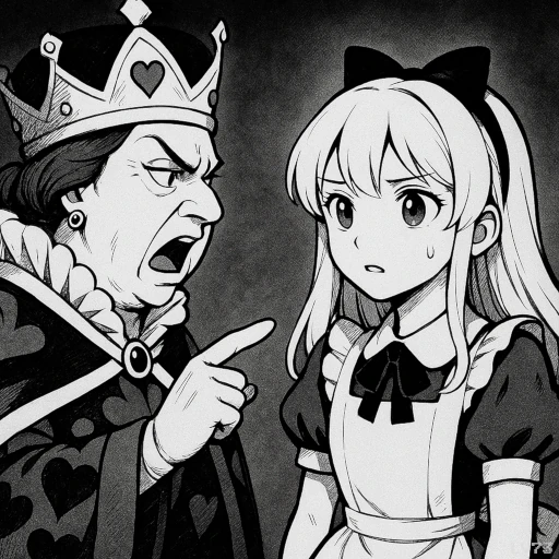 ハートの女王とアリス